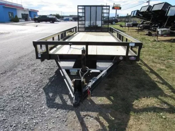 cam superline 7 x 20 landscape utility trailer – rear landscape gate