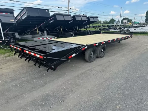 cam superline 8 x 25 deckover equipment trailer super ramps