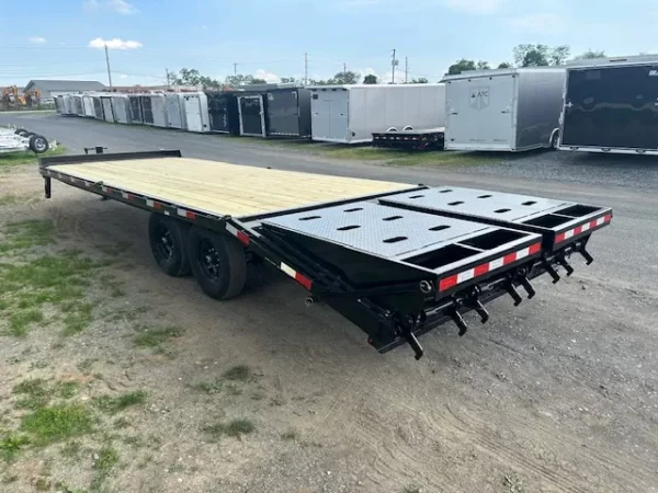 cam superline 8 x 25 deckover equipment trailer super ramps