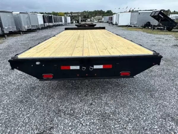 cam superline 8.5 x 20 deckover equipment trailer slide out ramps