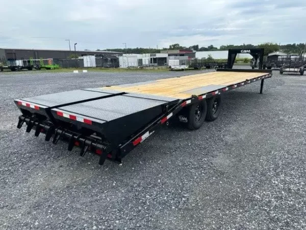 CAM Superline 8 x 30 Gooseneck Deckover Equipment Trailer - Image 7