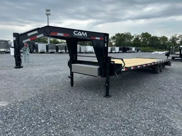 CAM Superline 8 x 30 Gooseneck Deckover Equipment Trailer - Image 4