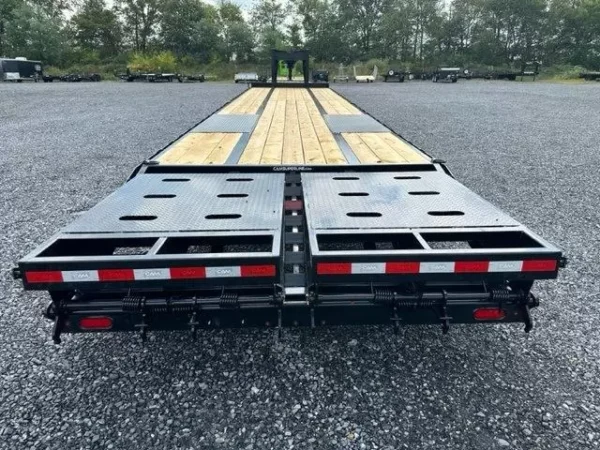 cam superline 8 x 40 deckover gooseneck equipment trailer