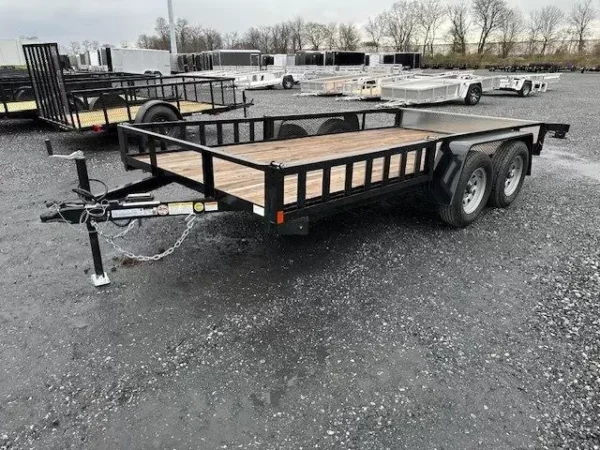 car mate 6 x 14 utility trailer – removable side ramps
