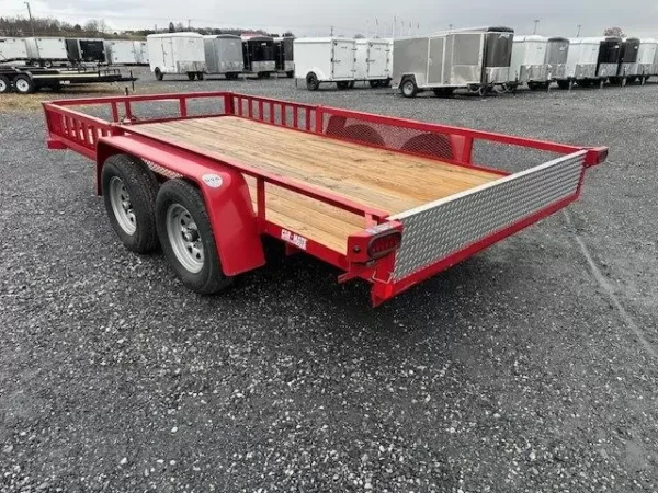 car mate 6 x 14 utility trailer – removable side ramps