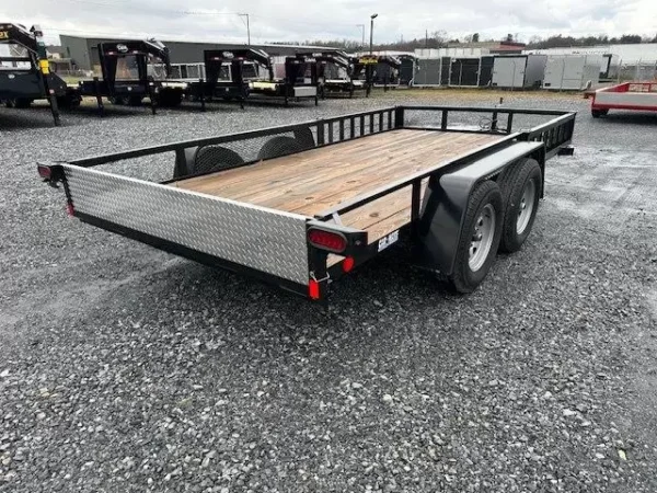 car mate 6 x 14 utility trailer – removable side ramps