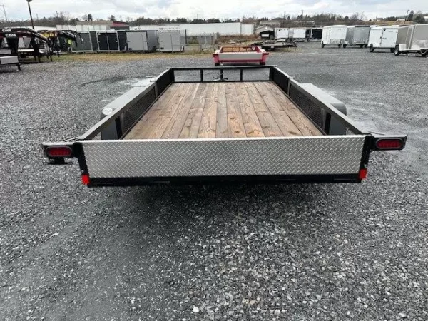car mate 6 x 14 utility trailer – removable side ramps