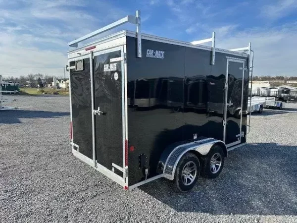 car mate 7 x 12 enclosed cargo trailer – contractor package