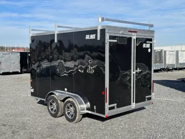 car mate 7 x 12 enclosed cargo trailer – contractor package