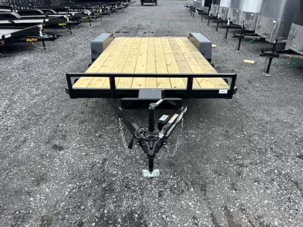 car mate 7 x 16 car trailer – 7k with slide in ramps