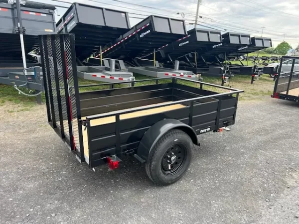 carry on 5×8 landscape utility trailer – steel sides