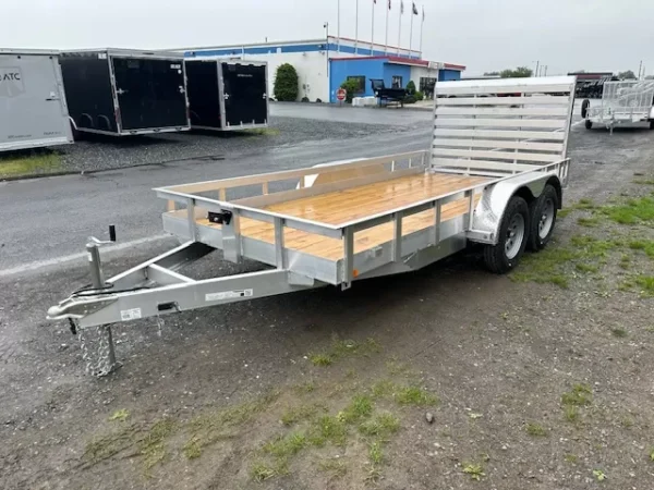carry on 6 x 14 aluminum landscape utility trailer – rear gate