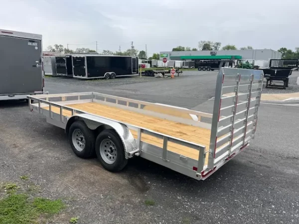 carry on 6 x 16 aluminum landscape utility trailer – rear gate