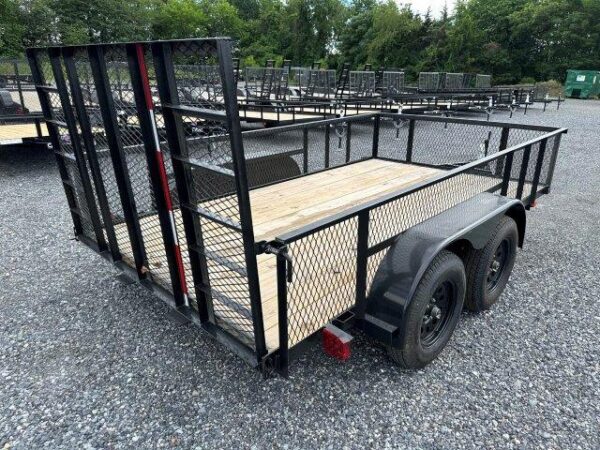 carry on 7 x 12 landscape utility trailer – mesh sides