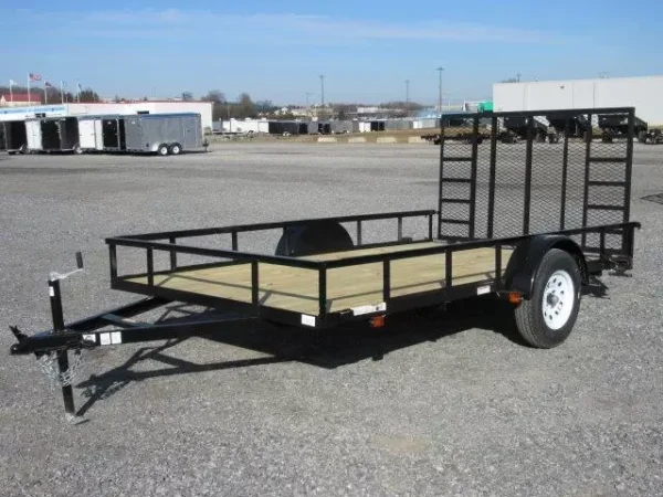 carry on 7 x 12 landscape utility trailer – rear gate