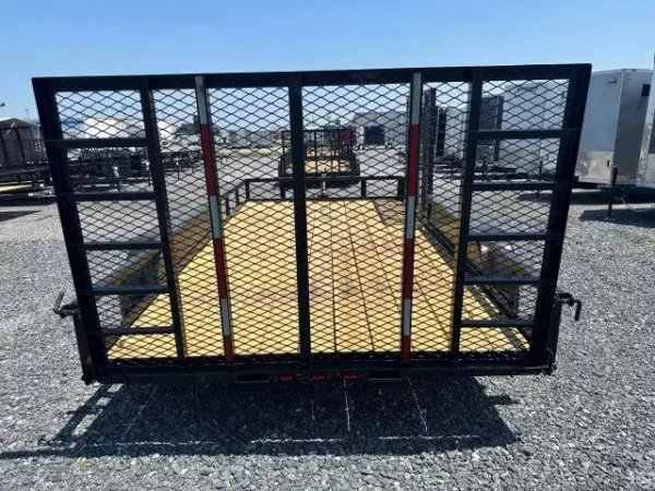 carry on 7 x 14 landscape utility trailer – side atv ramp