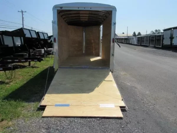 carry on 7 x 14 enclosed v nose cargo trailer – 6″ extended height