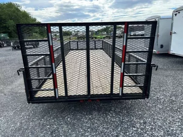 carry on 7 x 20 landscape utility trailer – mesh sides