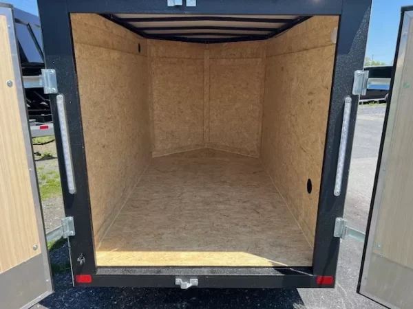 covered wagon 5 x 8 enclosed cargo trailer