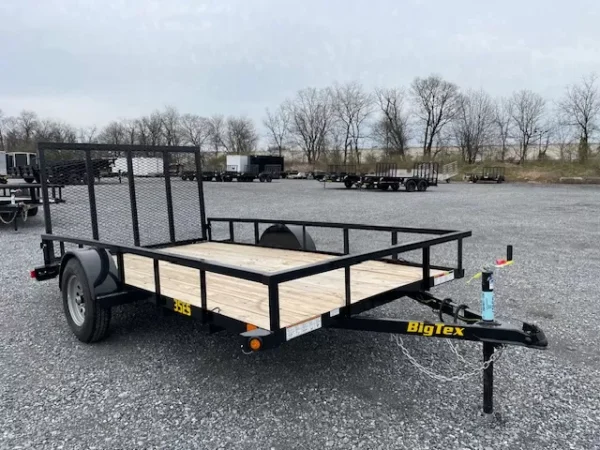 big tex 6 x 12 utility trailer – rear landscape ramp