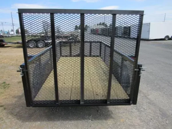 premier 5 x 10 landscape utility trailer – mesh sides