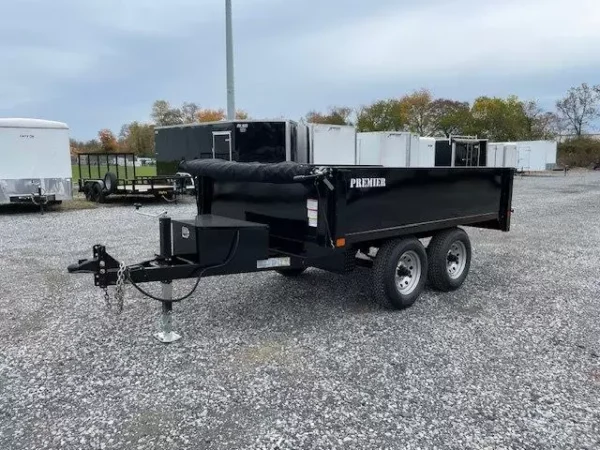 premier 6 x 10 deckover dump trailer 9990 gvw