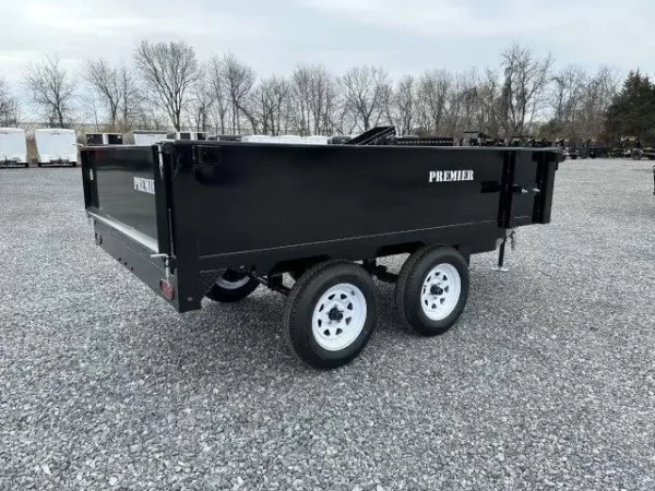 premier 6 x 10 deckover dump trailer spreader gate