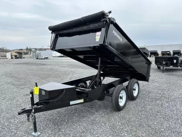 premier 6 x 10 deckover dump trailer spreader gate