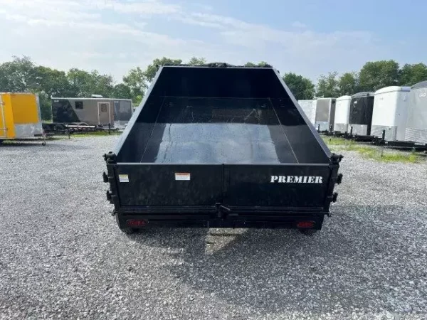 premier 6 x 10 low profile dump trailer ladder ramps