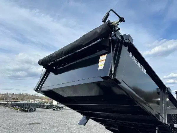 premier 6 x 12 low profile dump trailer ladder ramps