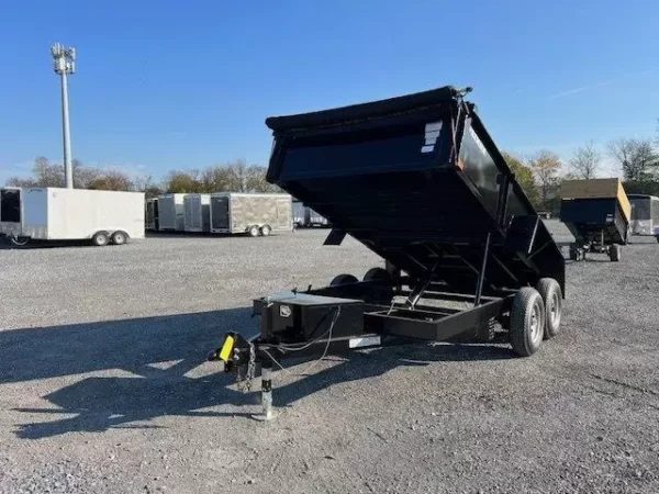 premier 7 x 12 low profile dump trailer combo gate and ramps