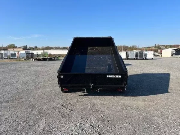 premier 7 x 12 low profile dump trailer combo gate and ramps
