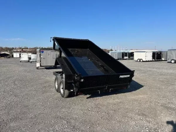 premier 7 x 12 low profile dump trailer combo gate and ramps