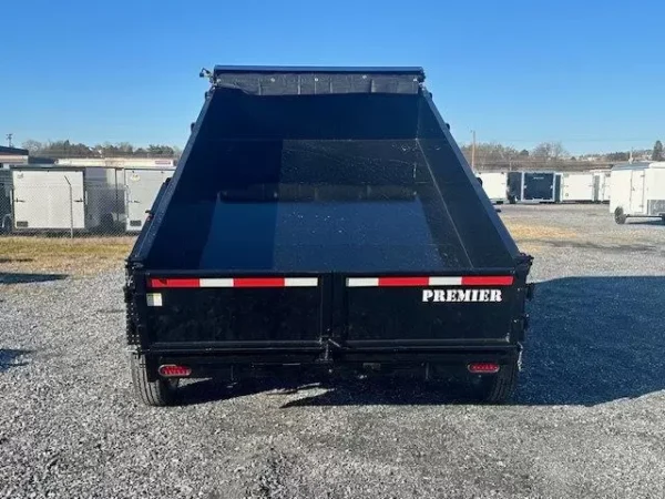 premier 7 x 12 low profile dump trailer 12000 lb gvw