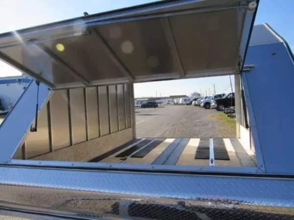 sno pro 8.5 x 12 hybrid enclosed trailer snowmobile trailer