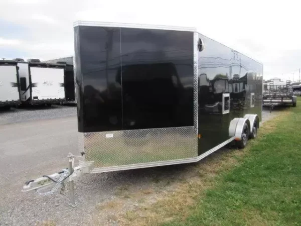 sno pro 7.5 x 18 drive on/off snowmobile trailer – all aluminum