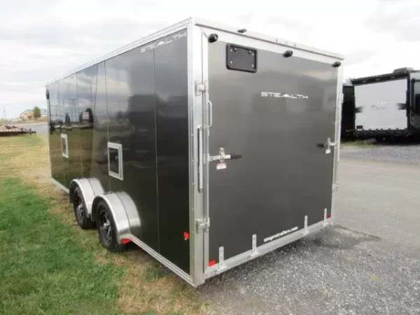 sno pro 7.5 x 18 drive on/off snowmobile trailer – all aluminum