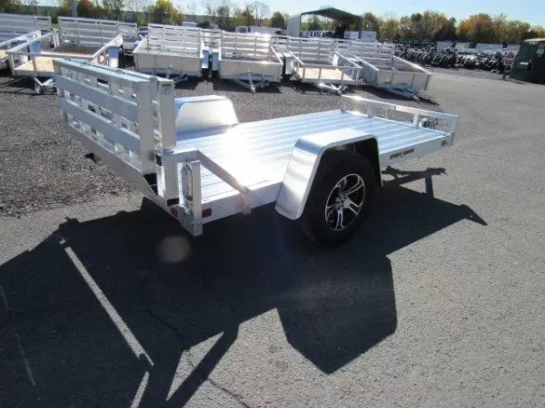 sport haven 5×10 aluminum utility trailer – deluxe package