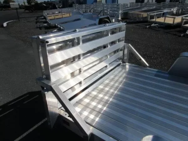 sport haven 5×10 aluminum utility trailer – deluxe package