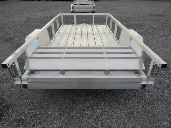 sport haven 5×10 aluminum utility trailer – torsion axle