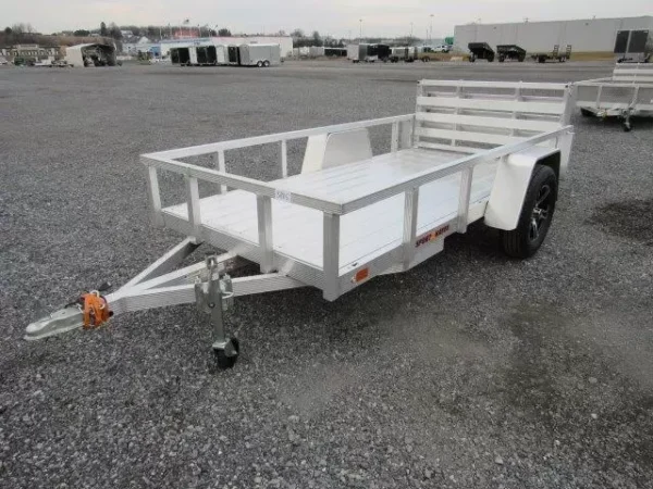 sport haven 5×10 aluminum utility trailer – torsion axle