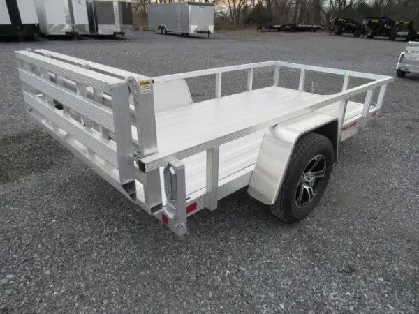 sport haven 5×10 aluminum utility trailer – torsion axle