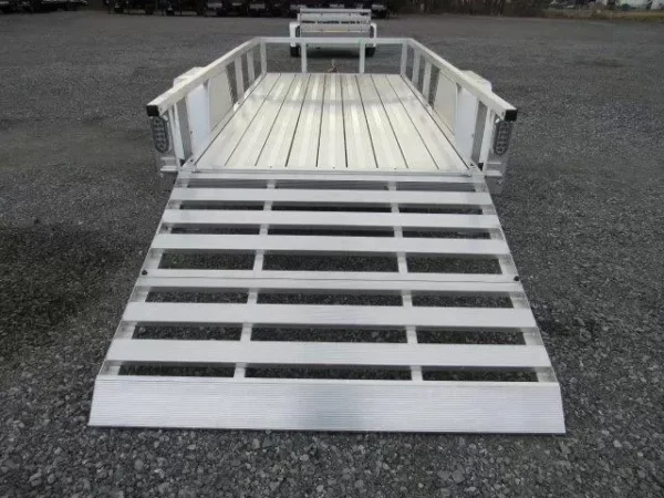 sport haven 5×10 aluminum utility trailer – torsion axle