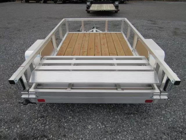 sport haven 5×8 aluminum utility trailer – bi fold ramp gate sport haven 5×8 aluminum utility trailer – bi fold ramp gate