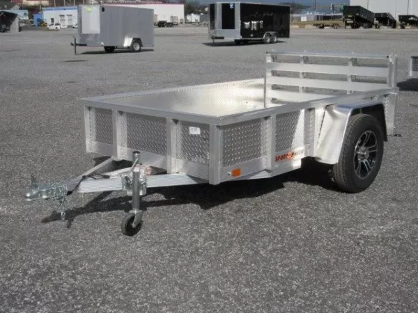 sport haven 5×8 utility trailer – aluminum deck