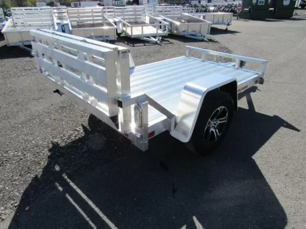 sport haven 6×12 aluminum utility trailer – deluxe package
