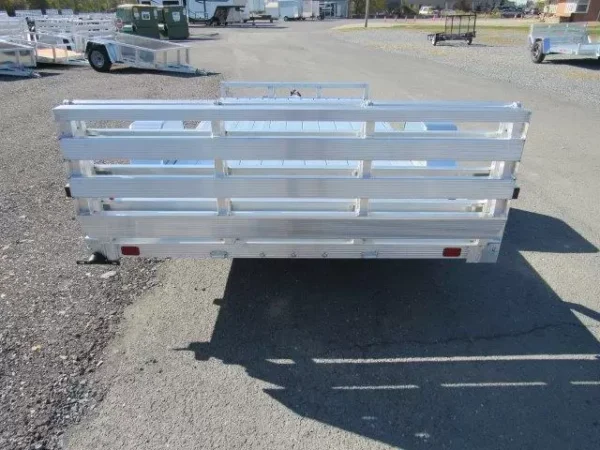 sport haven 6×12 aluminum utility trailer – deluxe package