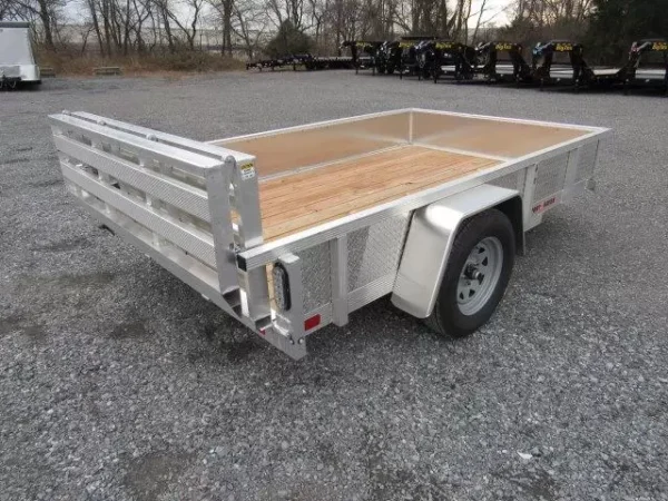 sport haven aluminum 6×10 utility trailer – atp sides