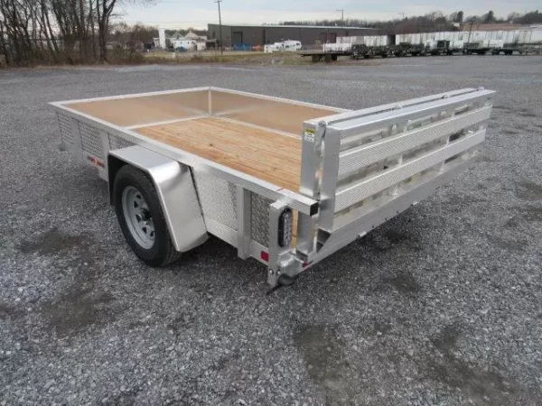 sport haven aluminum 6×10 utility trailer – atp sides