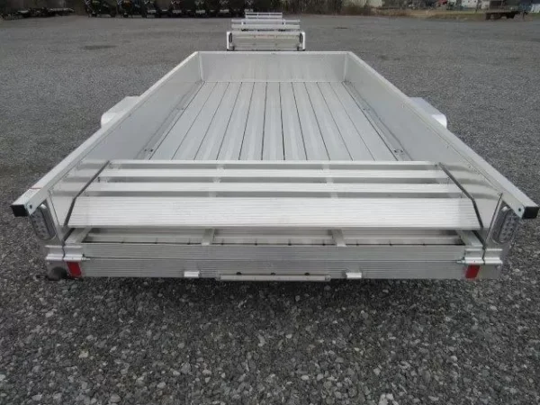 sport haven 6×12 aluminum utility trailer – aluminum deck